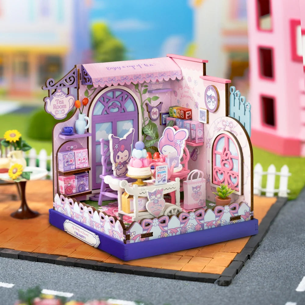 My Melody & Kuromi DIY Miniature House Kit