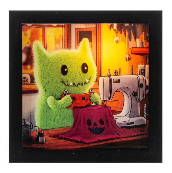 The Friendly Little Monster Light Up Shadow Boxes