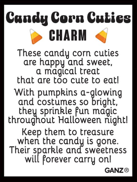 Candy Corn Cuties Trinket Charms