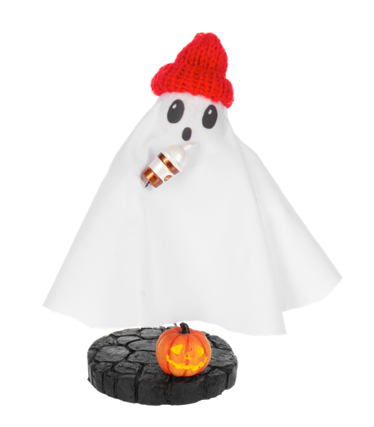Freshly Boo'd Coffee - Wiggle Ghost Figurines