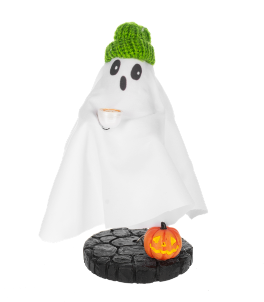 Freshly Boo'd Coffee - Wiggle Ghost Figurines