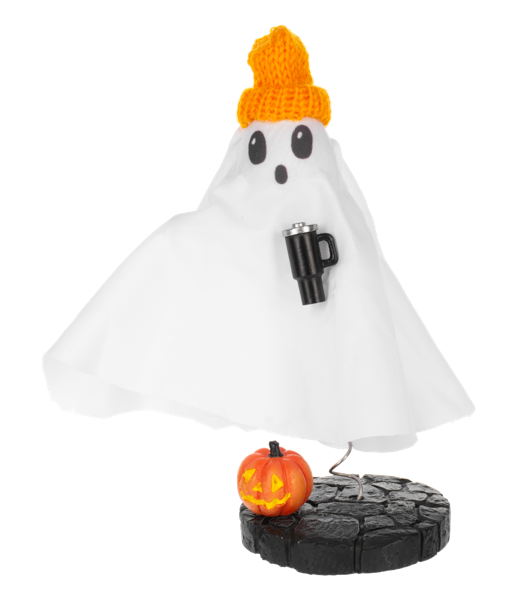 Freshly Boo'd Coffee - Wiggle Ghost Figurines
