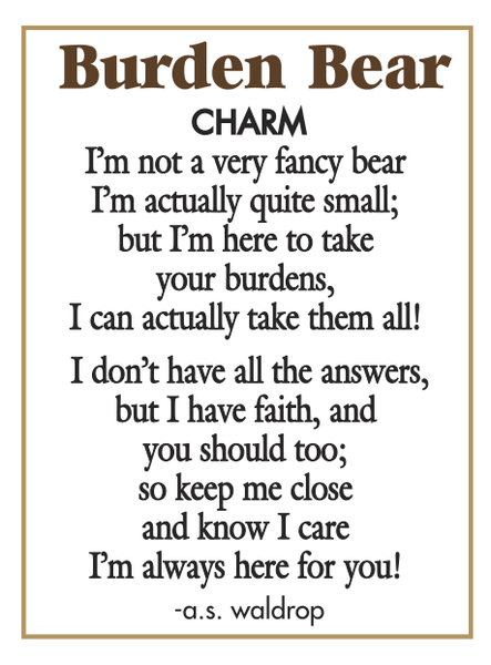 Burden Bear Trinket Pocket Charms