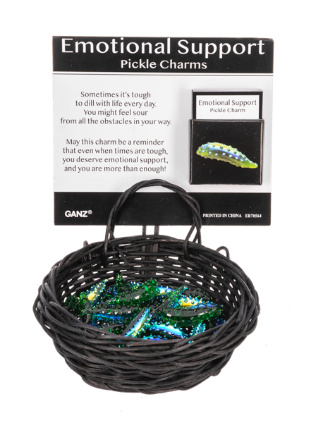 Emotional Support Pickle Charms