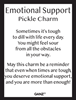 Emotional Support Pickle Charms