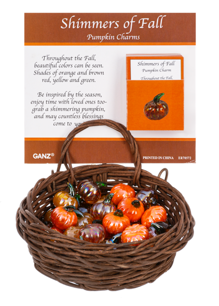 Shimmers of Fall Pumpkin Trinket Charms