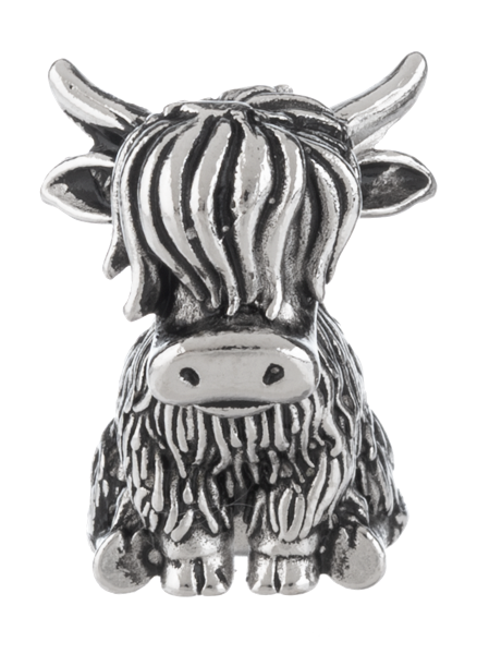 The Brave Little Highland Cow Trinket Charms
