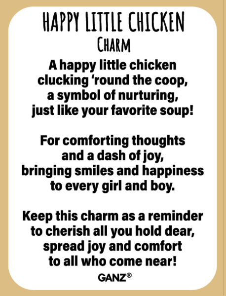 Happy Little Chicken Trinket Charms