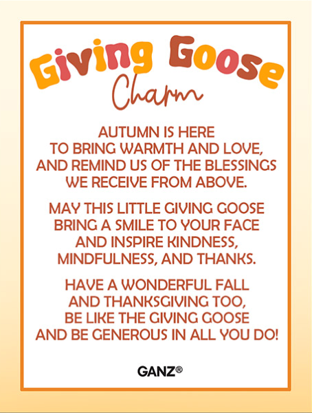 The Giving Goose Trinket Charms