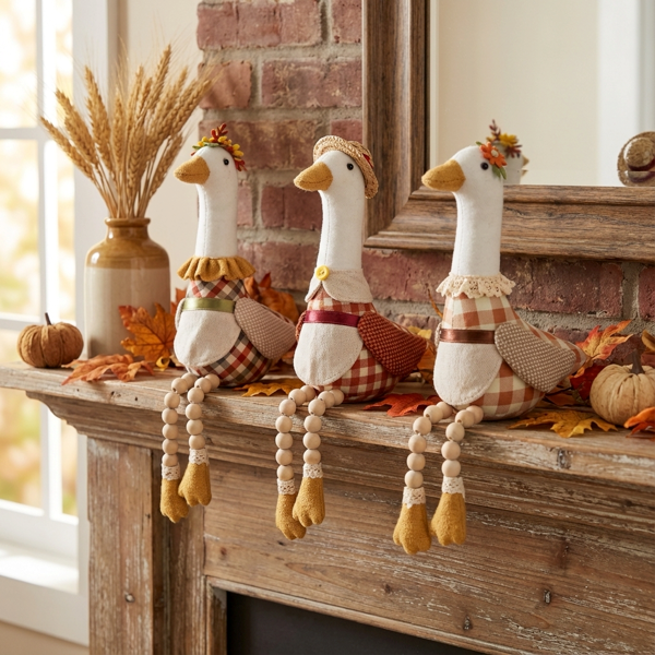 Stuffed Goose Shelfsitters