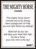 The Mighty Horse Trinket Charms