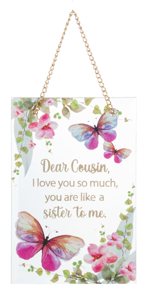 Dear Loved Ones Glass Wall Plaques