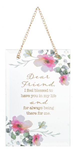 Dear Loved Ones Glass Wall Plaques