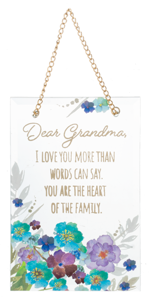 Dear Loved Ones Glass Wall Plaques