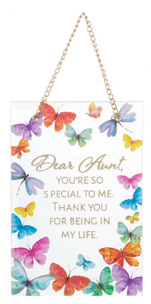Dear Loved Ones Glass Wall Plaques