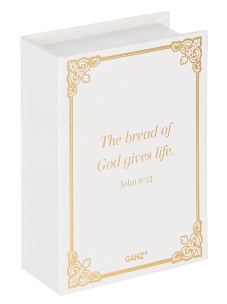 Rosary in Gift Box - The Bread of God gives life. - John 6:33
