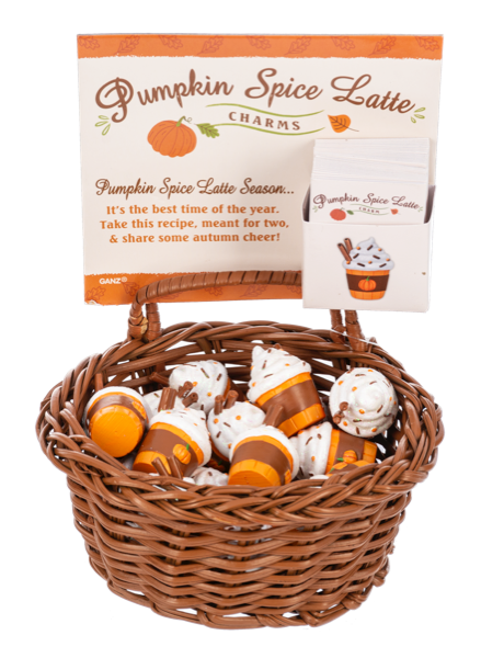 Pumpkin Spice Latte Trinket Charms