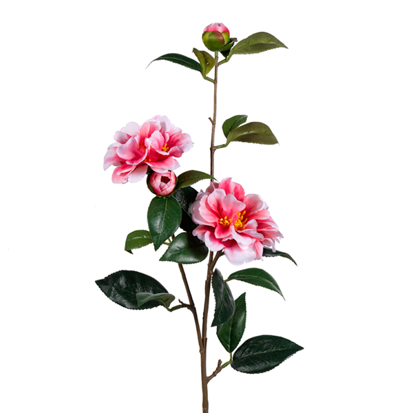 33" Camellia Spring Floral Pick