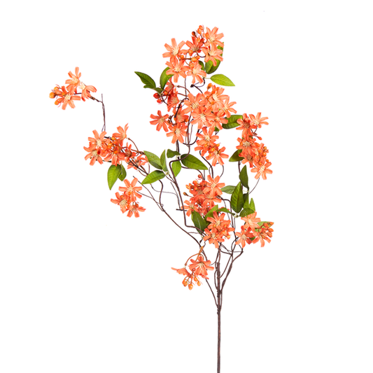 Large Salmon Wild Flower Pick
