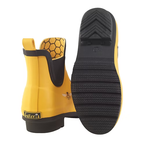 Gold Bees Chelsea Rainboot