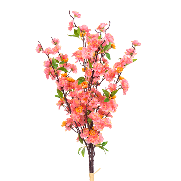34" Peach Blossom Floral Bundle- Salmon