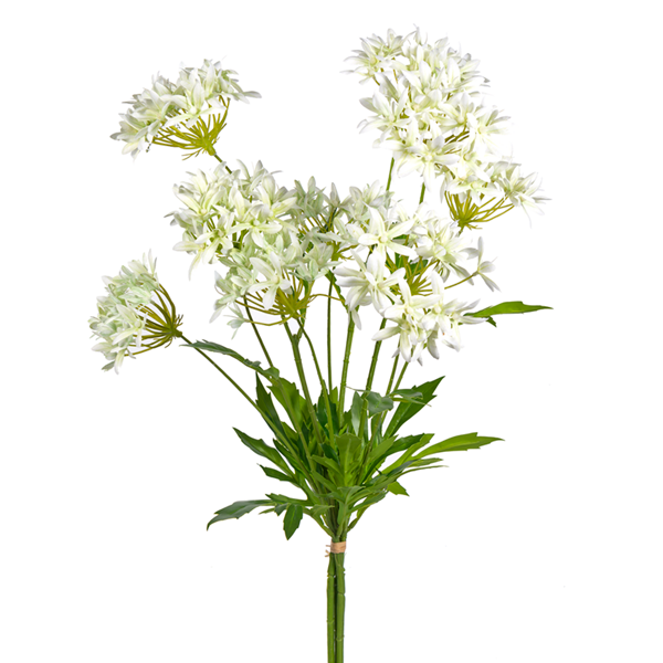 30" Agapanthus Cream Floral Bundle