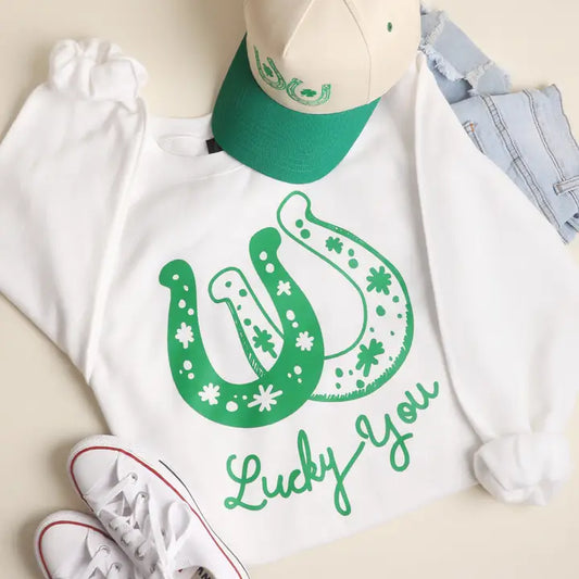 Horseshoe & Lucky You Sweatshirt