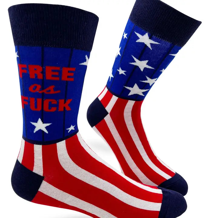 Free As F..K Men's Crew Socks