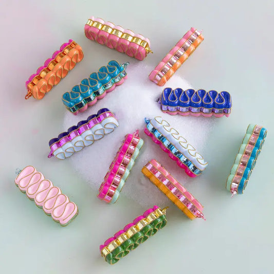 Glitterville Glass Ribbon Candy Ornament, 12 Assorted- Sold individually