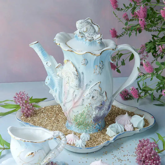 Glitterville Porcelain Sea Pot