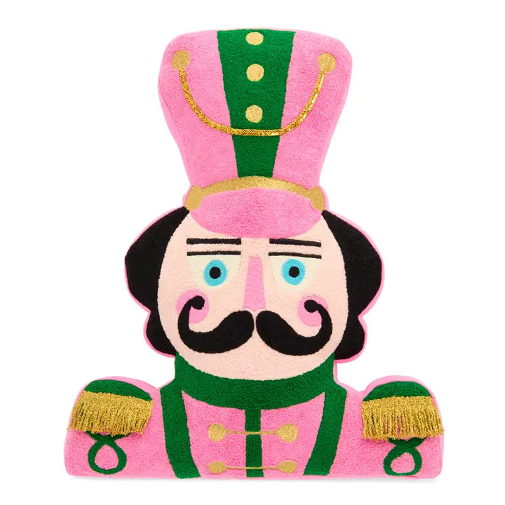 Shiraleah Sugar Plum Prince Nutcracker Pillow, Pink
