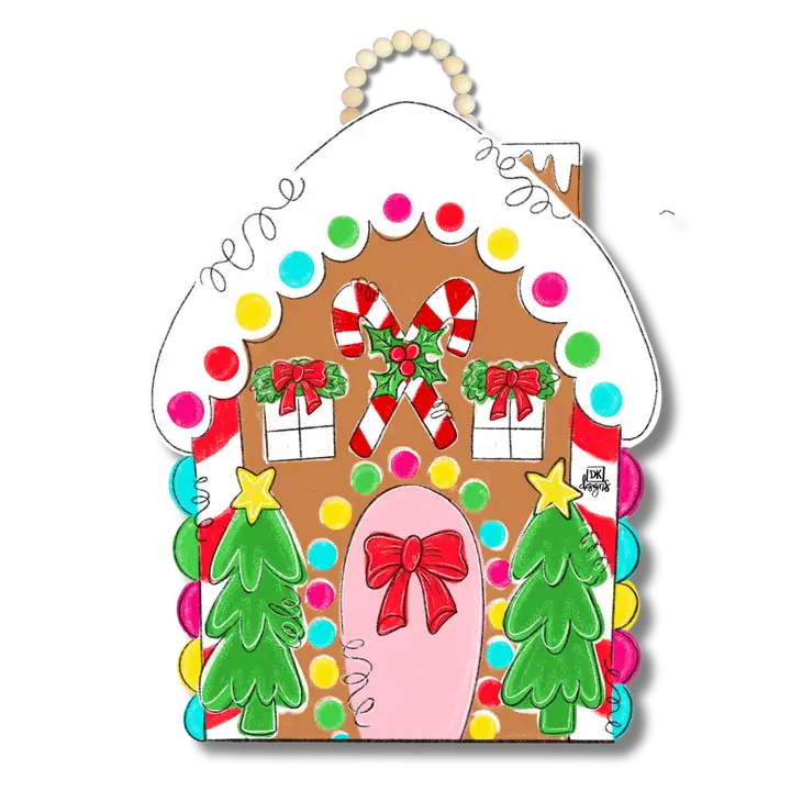 Gingerbread House Door Hanger