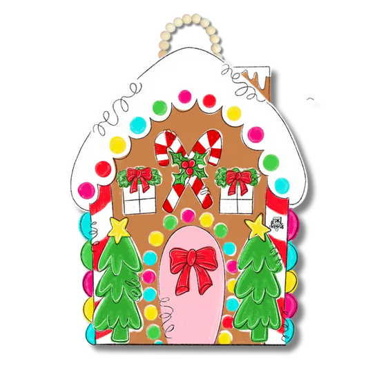 Gingerbread House Door Hanger