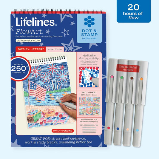 FlowArt® - Dot-By-Letter- Americana 250th Anniversary