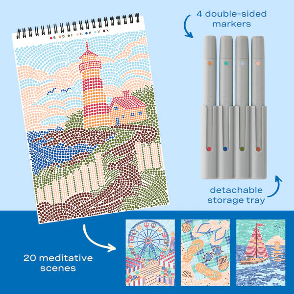 FlowArt® - Dot-By-Letter- Day at the Beach