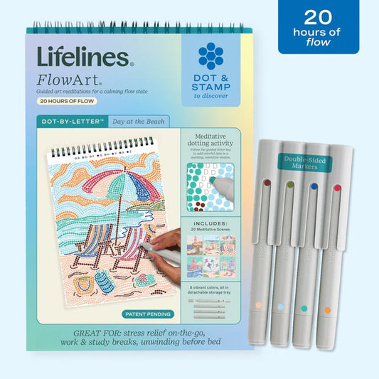 FlowArt® - Dot-By-Letter- Day at the Beach
