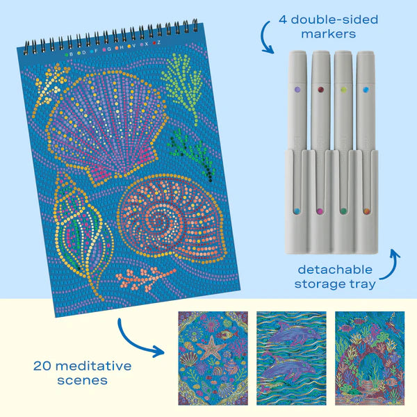 FlowArt® - Dot-By-Letter- Into the Deep - Metallic Ink