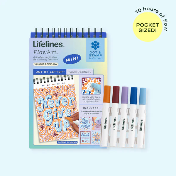FlowArt® Mini - Dot-by-Letter- Pocket Positivity