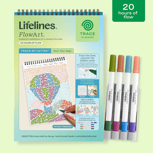 FlowArt® Trace-By-Letter- Pack Your Bags