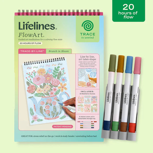 FlowArt® - Trace-By-Line, Brunch in Bloom