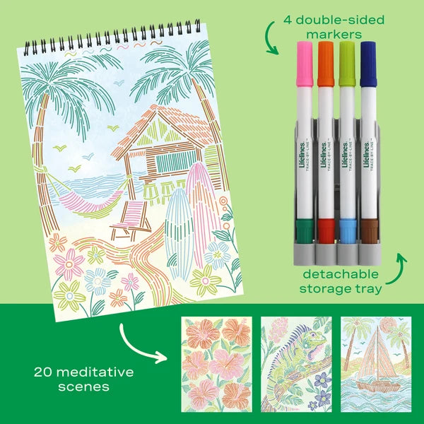 FlowArt® Trace-By-Line- Tropical Paradise