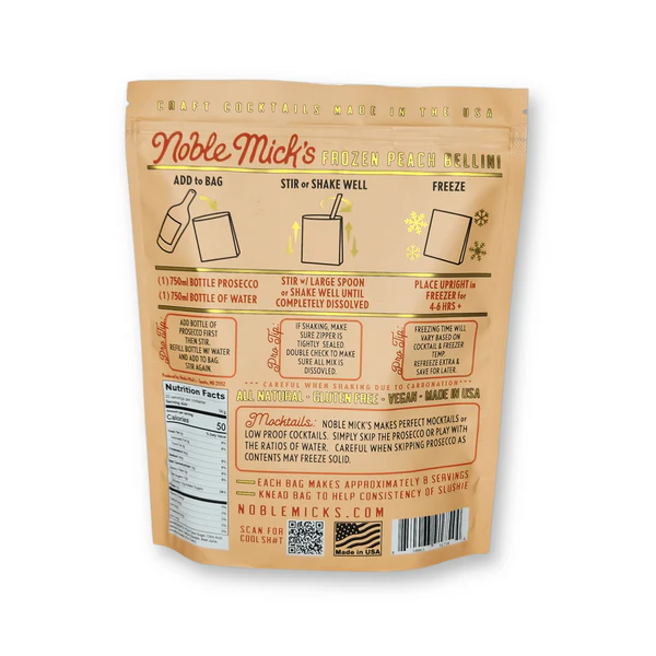 Noble Micks Frozen Cocktails