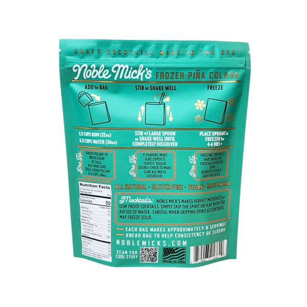 Noble Micks Frozen Cocktails