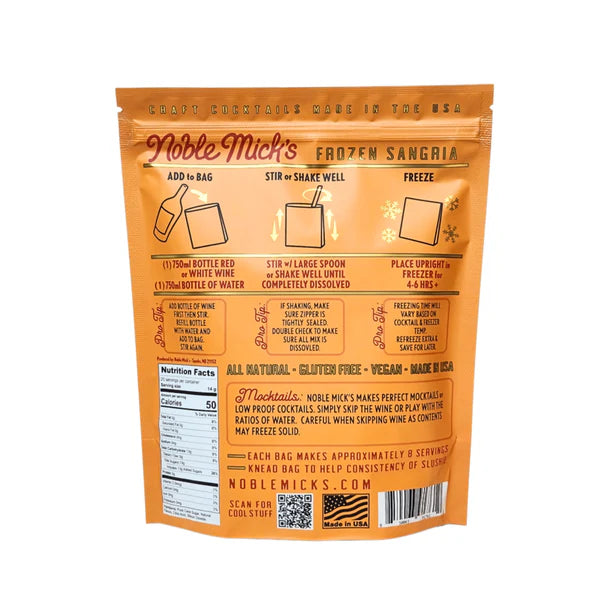 Noble Micks Frozen Cocktails