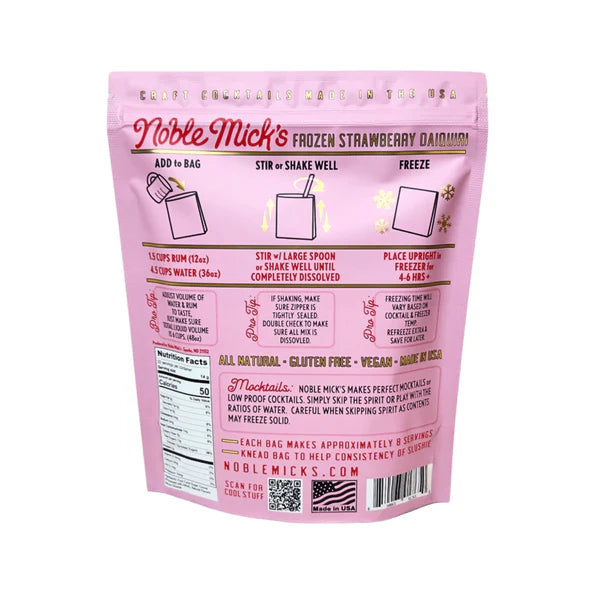 Noble Micks Frozen Cocktails