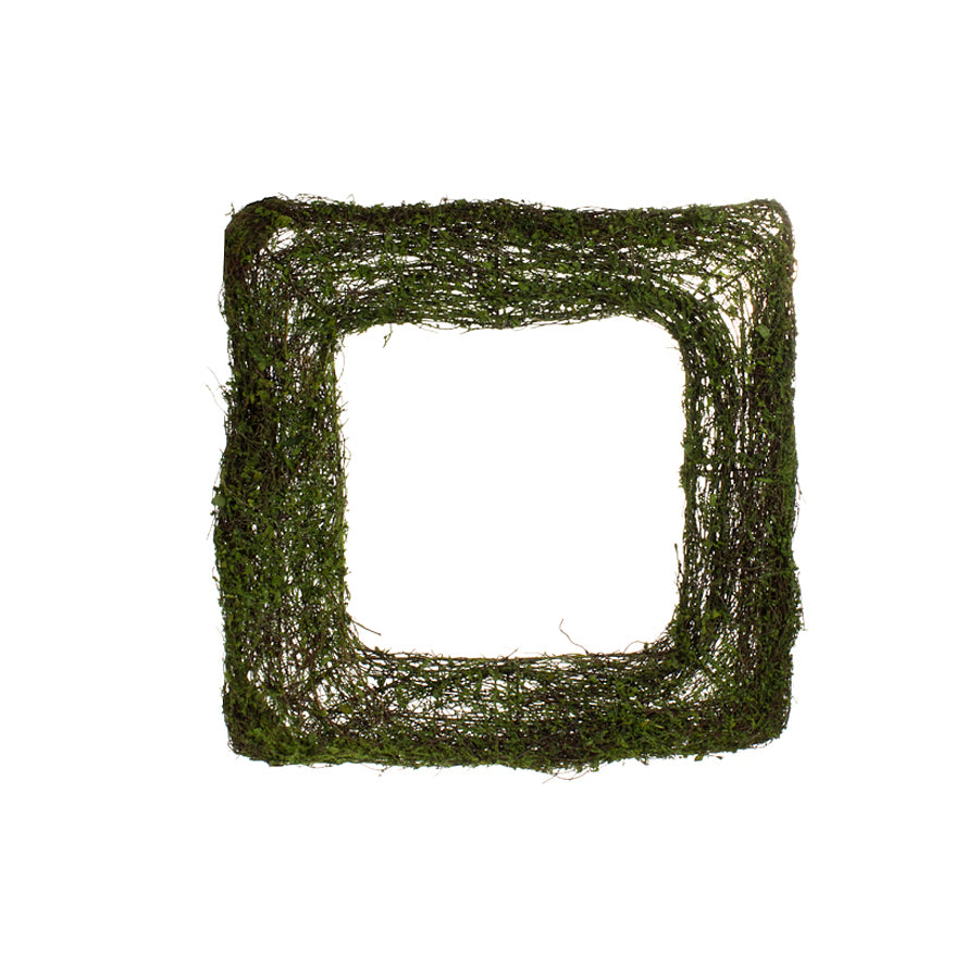 15" Square Moss Wreath
