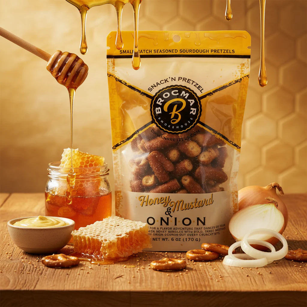 Honey Mustard & Onion Hard Sourdough Drink'N Pretzel Pieces
