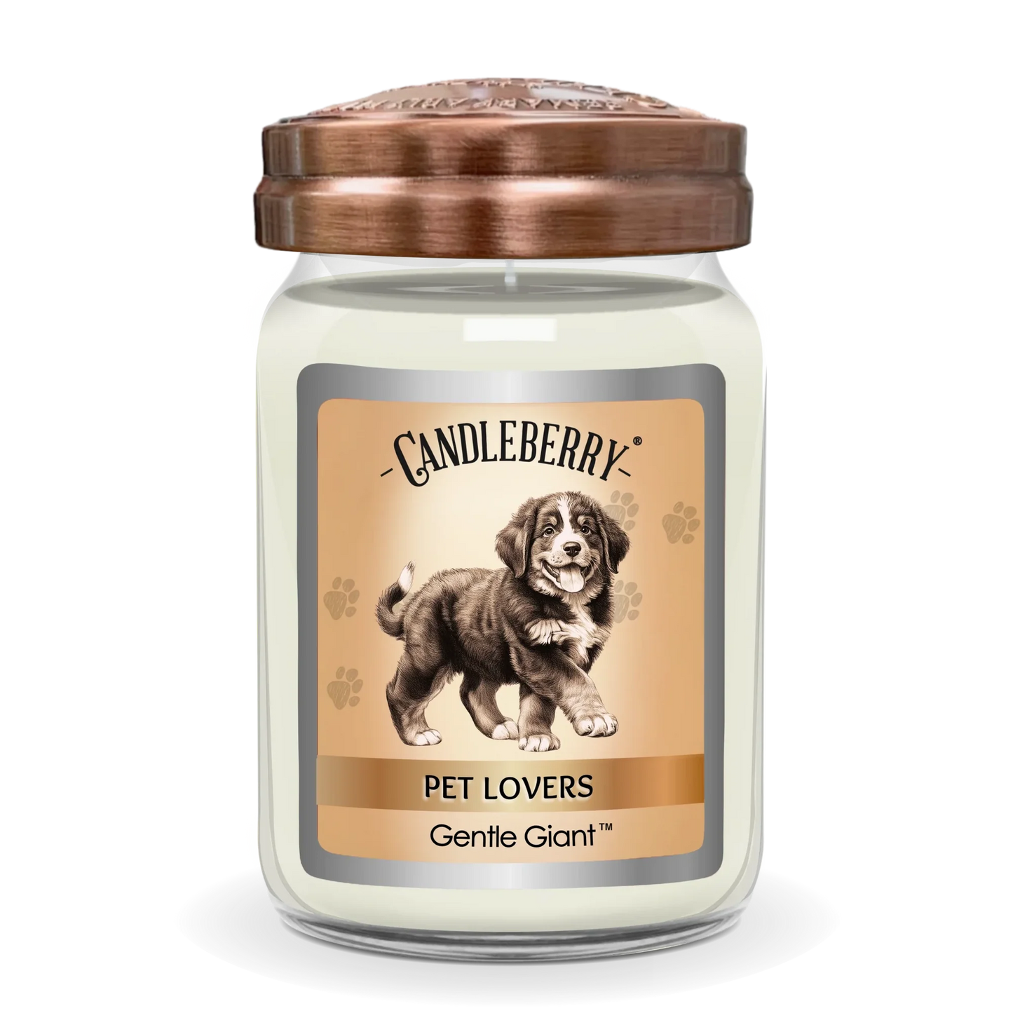 The Candleberry Company Dog Lovers Large Jar Candle