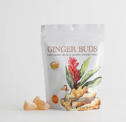 Butterfields Ginger Buds Hard Candy