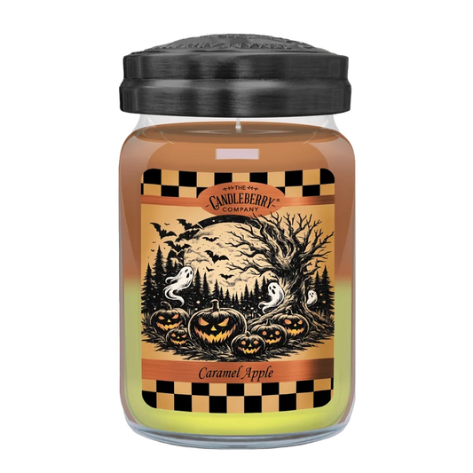 The Candleberry Company Halloween - Caramel Apple, Large Jar Candle